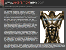 Tablet Screenshot of peterarnoldmen.com
